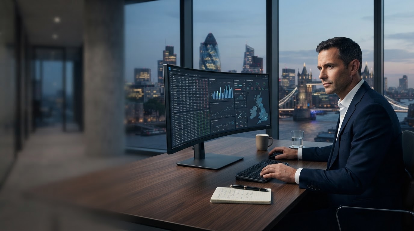 Fuertin Inversama data analysis dashboard visualising real-time portfolio risk metrics
